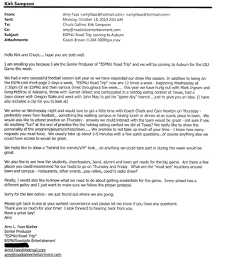 Illustration for article titled "Am I Sick? Are We All Sick?": Overwrought Things The Media Wrote To Auburn's PR Guy During Cam Newton's Wild 2010 Season